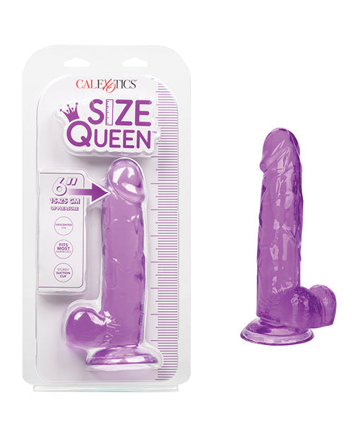 Size Queen 6" Dildo Purple