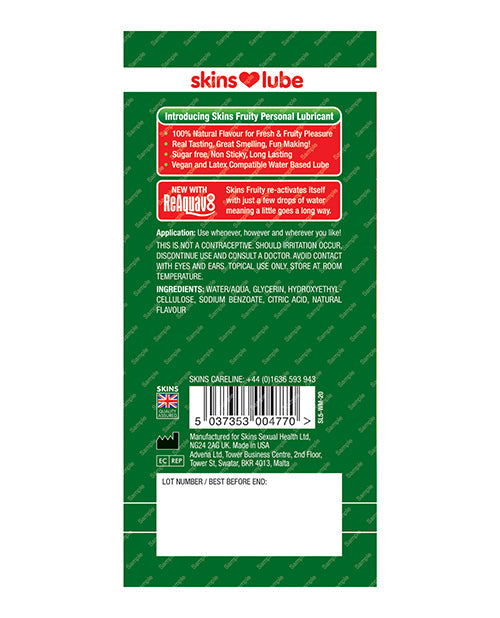 Skins Water Based Lubricant - 5 Ml Foil