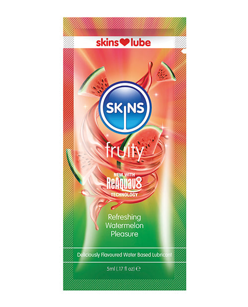 Skins Water Based Lubricant - 5 Ml Foil Foil Watermelon