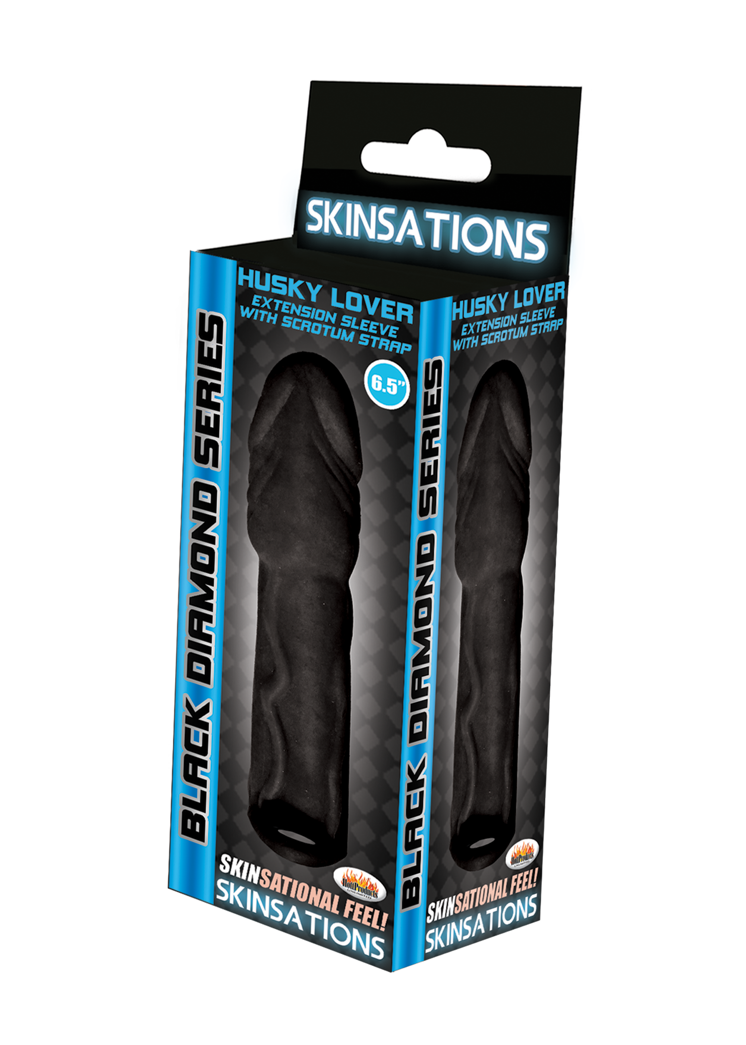 Skinsations Black Diamond Series Husky Lover 6.5 Inch - Black