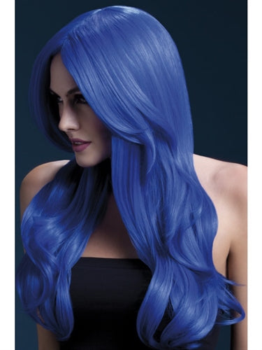 Smiffy The Fever Wig Collection Khloe Neaon Blue