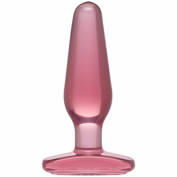 Soft Flexible Butt Plug by Crystal Jellies Medium / Pink