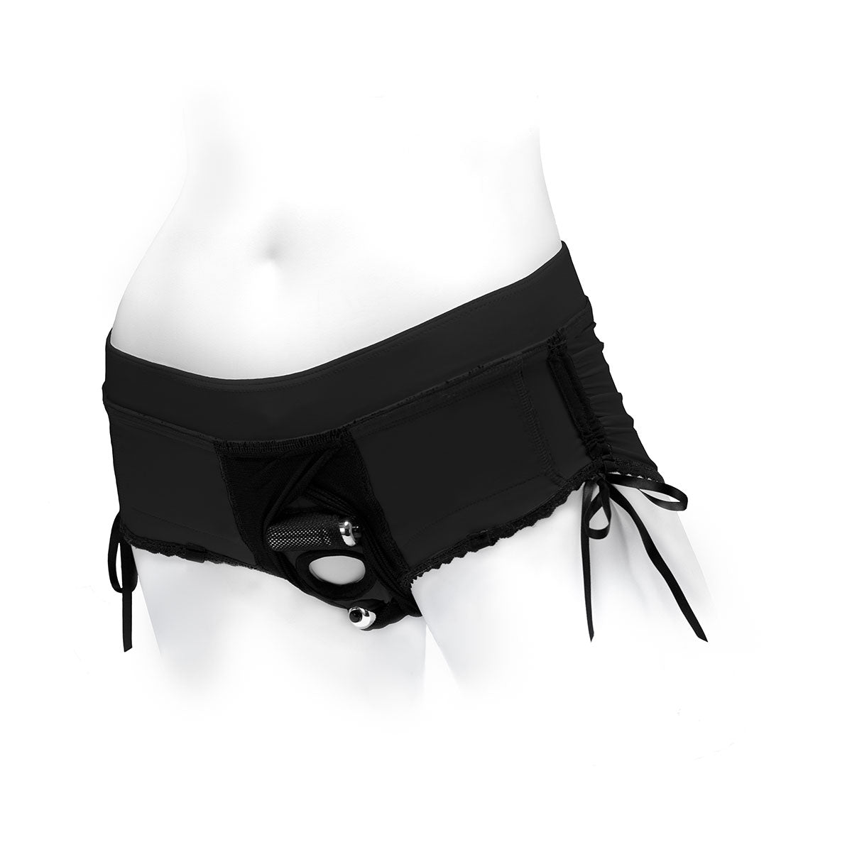 SpareParts Sasha Harness Black/Black Nylon - XL