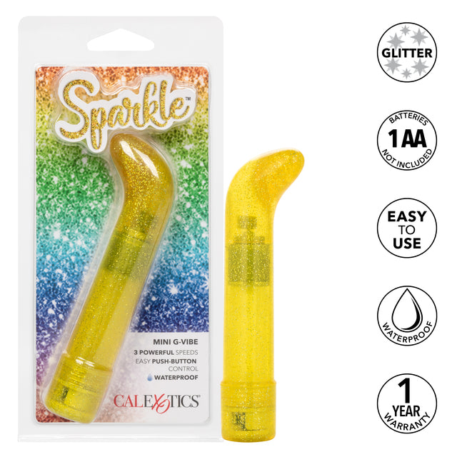 Sparkle Mini G-Vibrator - Blue