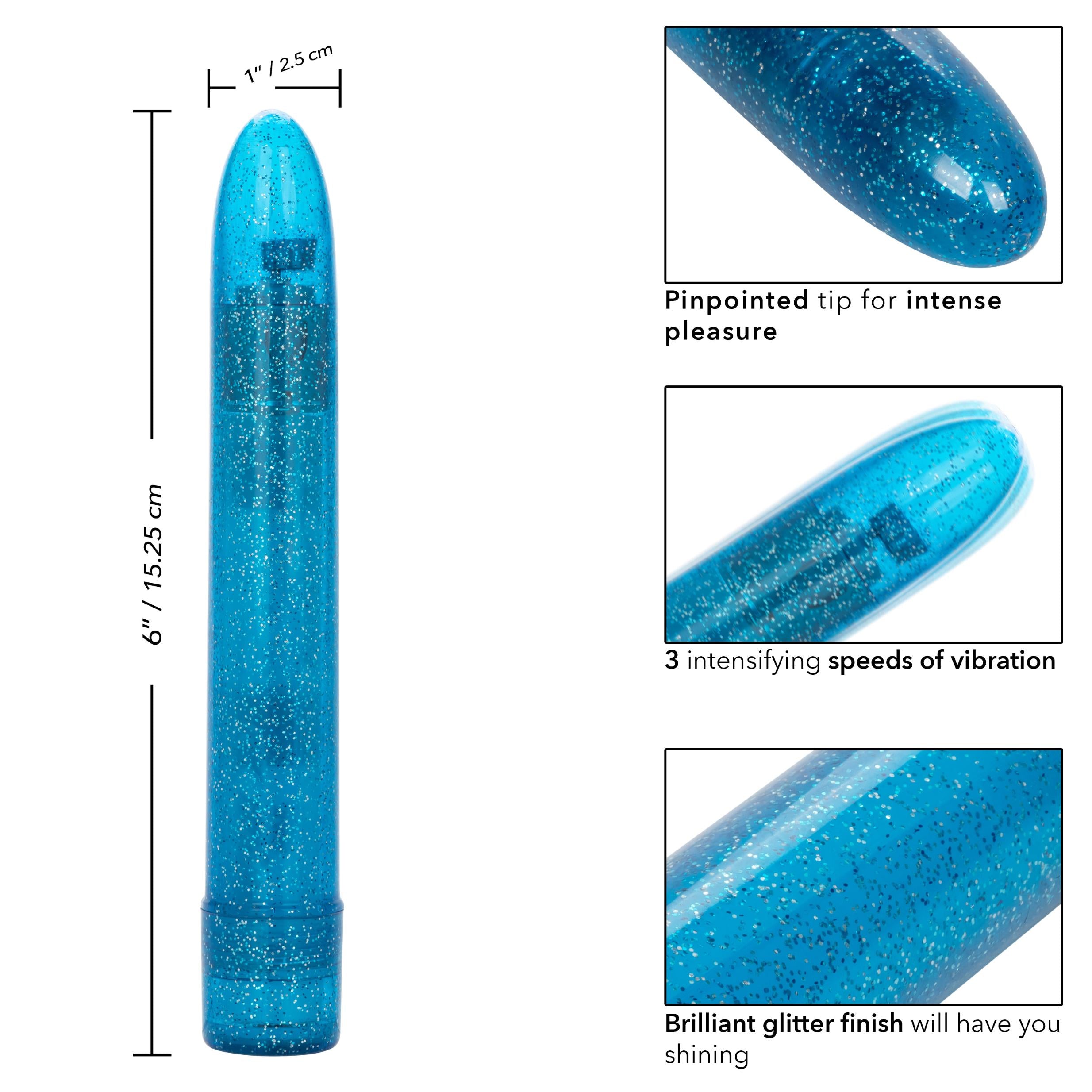 Sparkle Slim Vibe Blue - Sensational Pleasure