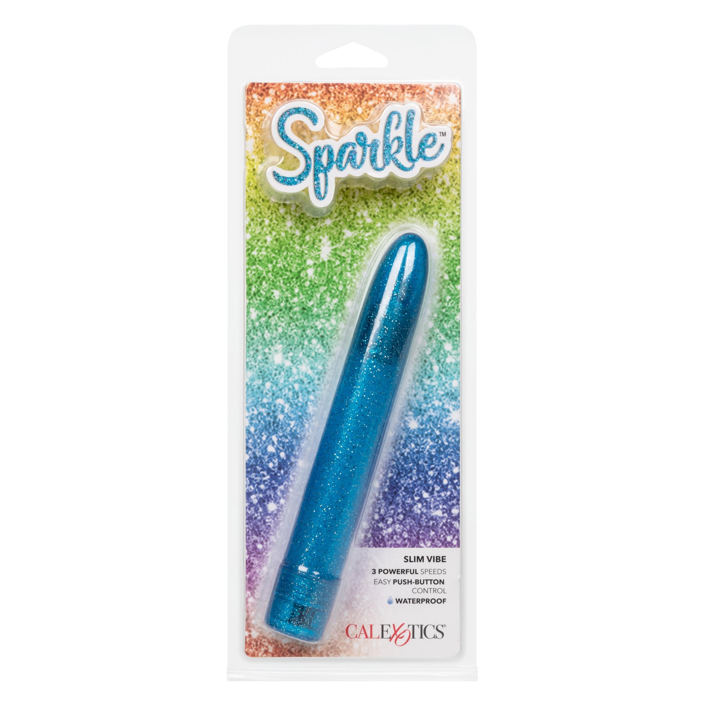 Sparkle Slim Vibe Blue - Sensational Pleasure