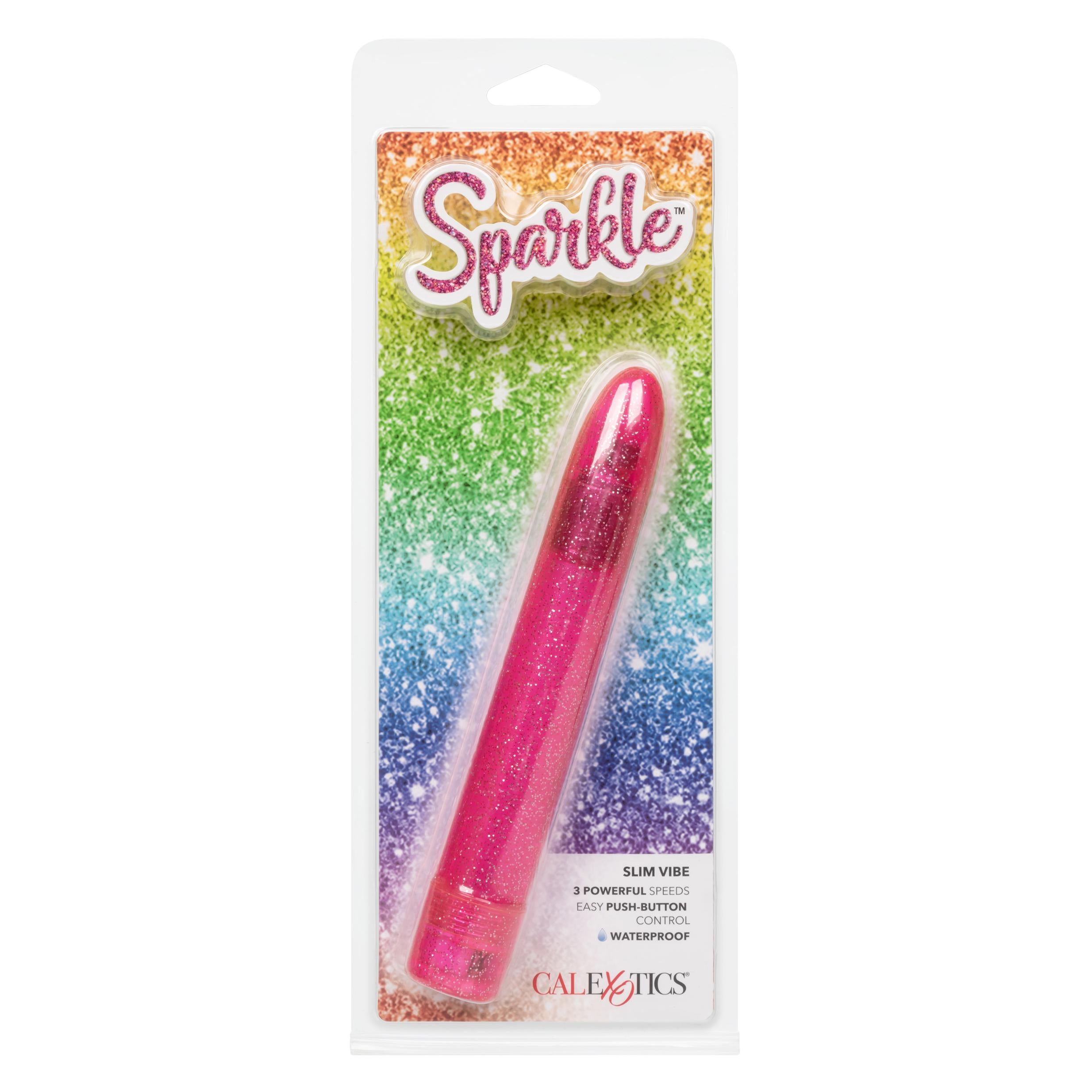 Sparkle Slim Vibe Blue - Sensational Pleasure Pink