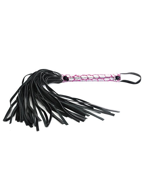 Spartacus Faux Leather Flogger Pink