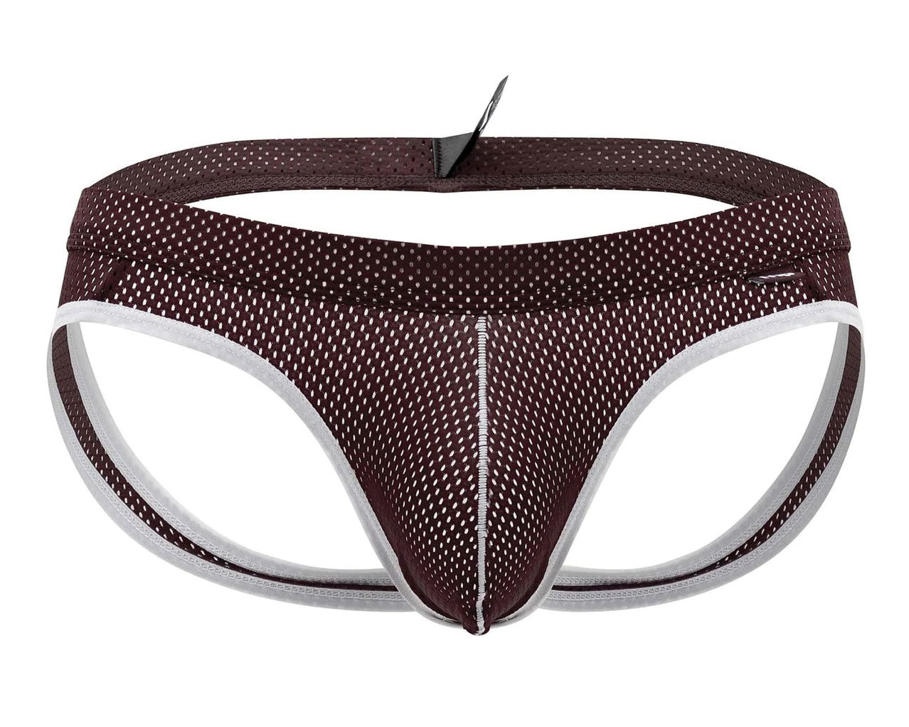 Sport Mesh Sport Jock - - Burgundy