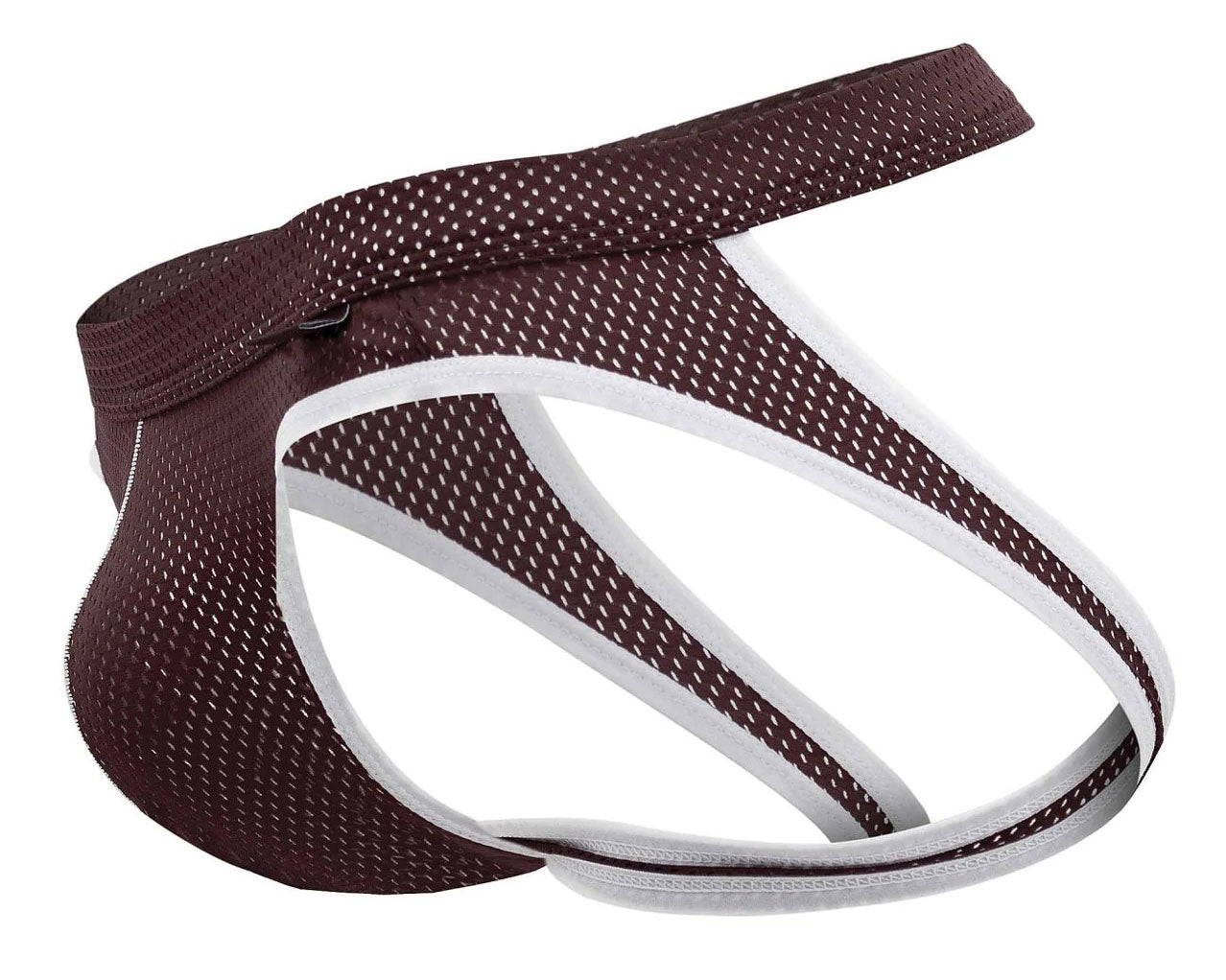 Sport Mesh Sport Jock - - Burgundy