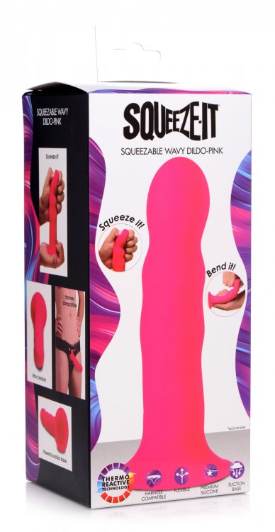 Squeezable Phallic Dildo - Light