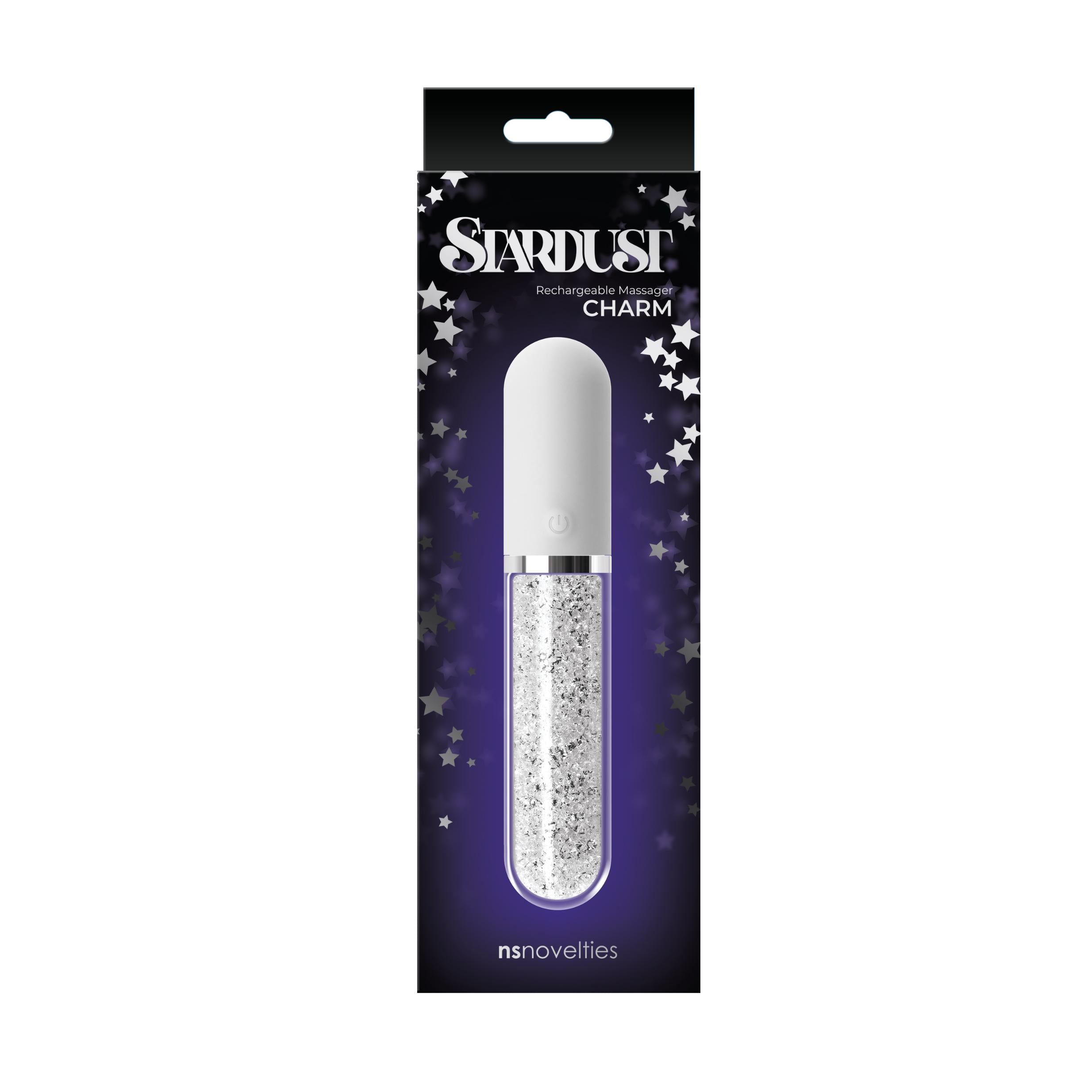 Stardust Charm: G-Spot Vibrator by NS Novelties White