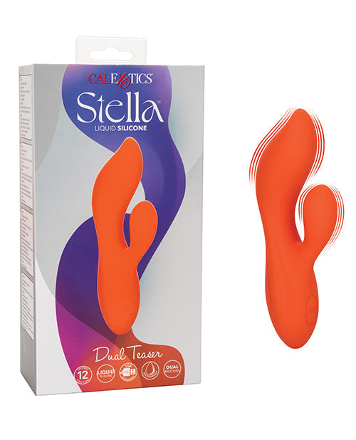 Stella Liquid Silicone Dual Teaser Orange