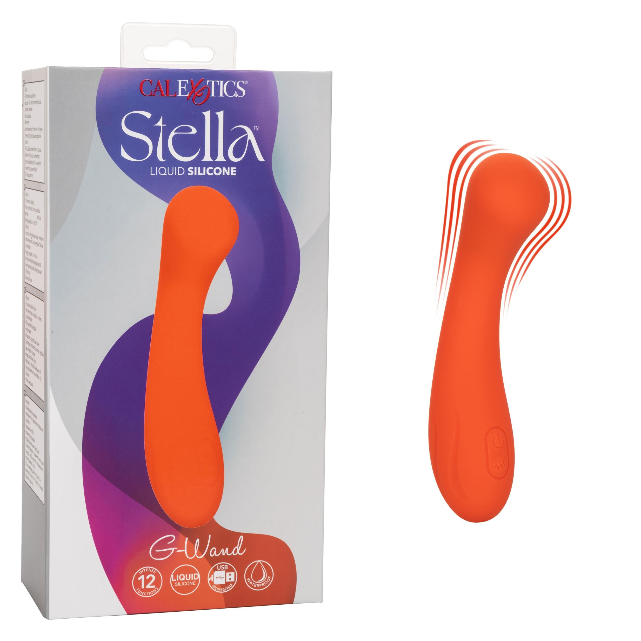 Stella Liquid Silicone G-wand Orange