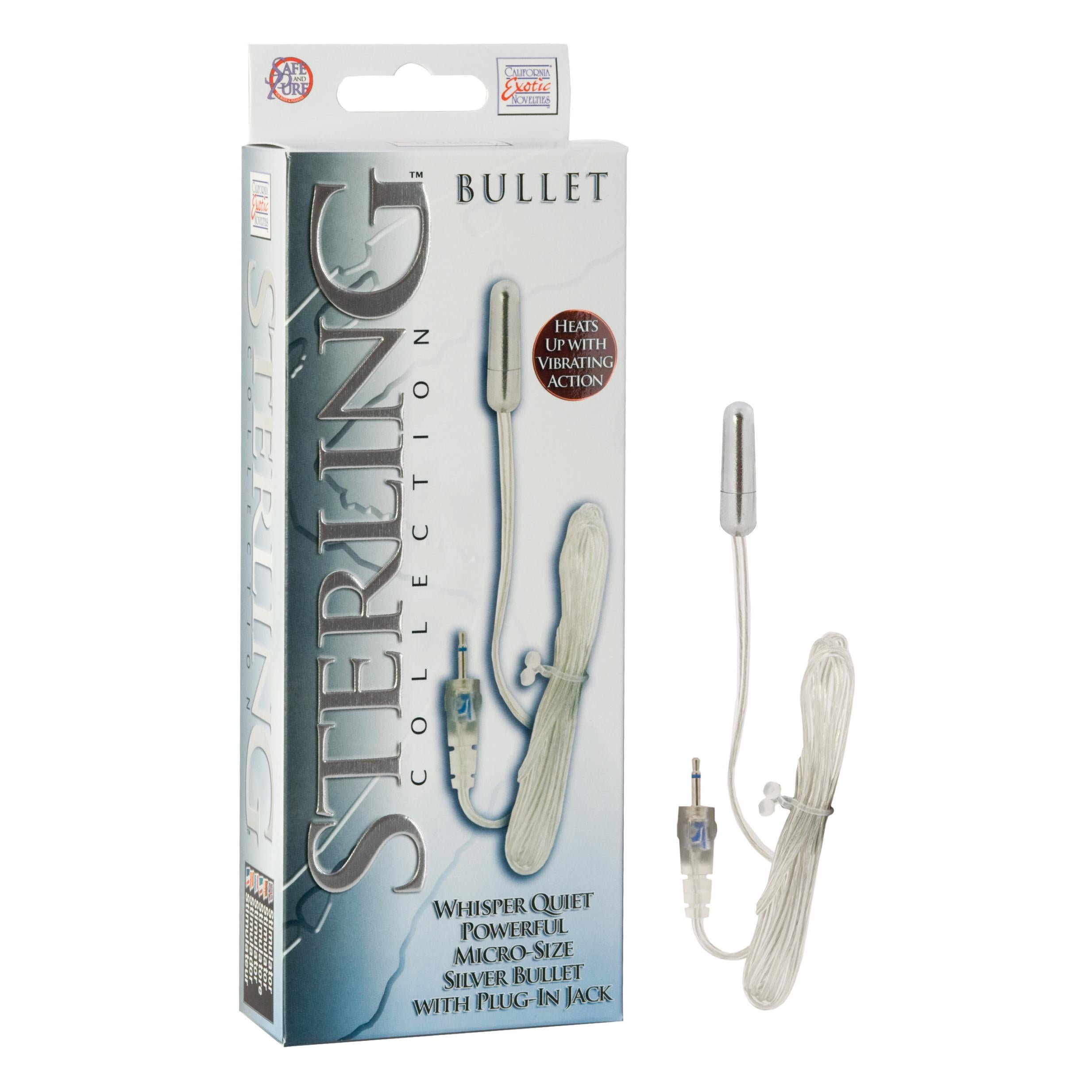 Sterling Bullet Vibrator Micro Size Silver Bullet Vibrator Silver Bullet