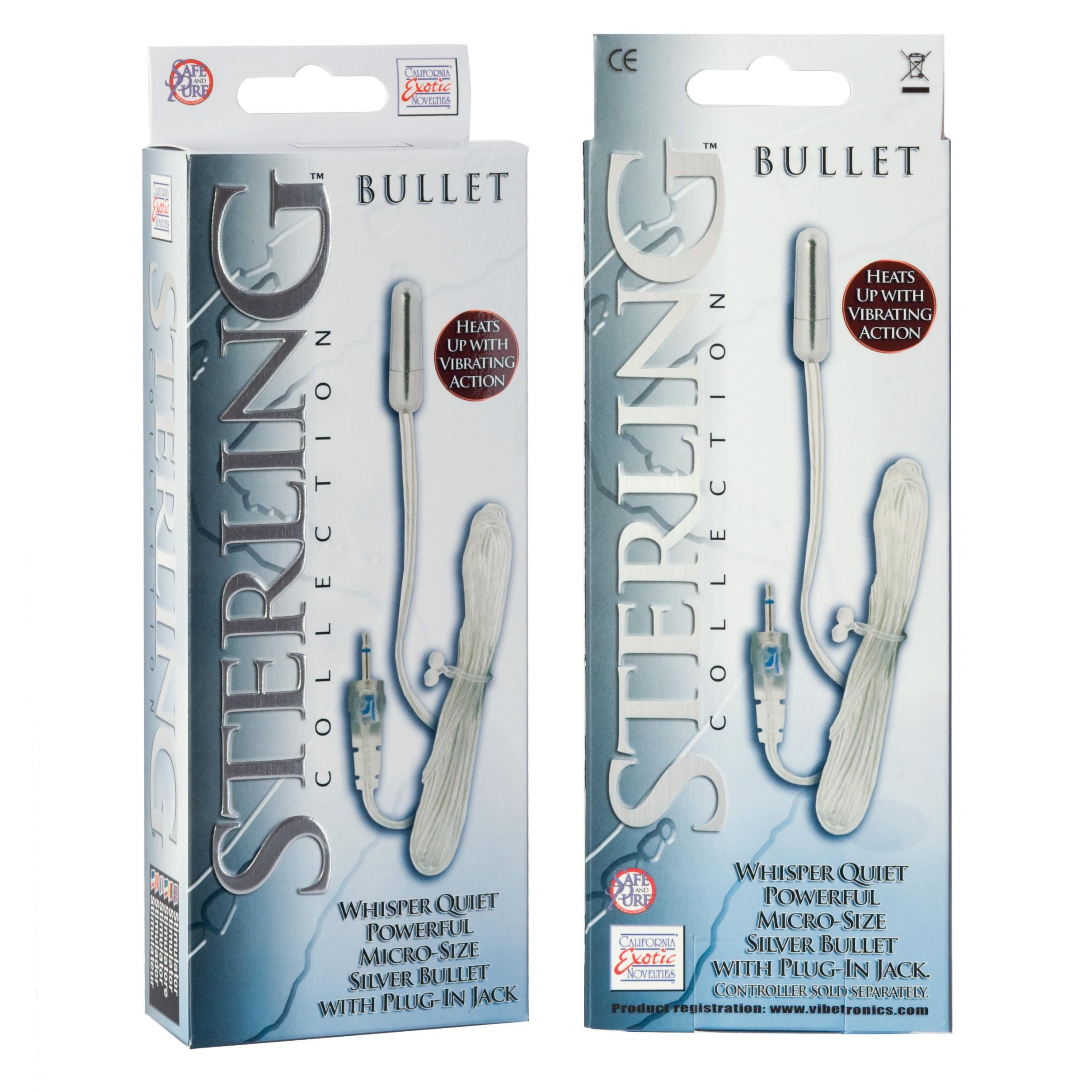 Sterling Bullet Vibrator Micro Size Silver Bullet Vibrator Silver Bullet