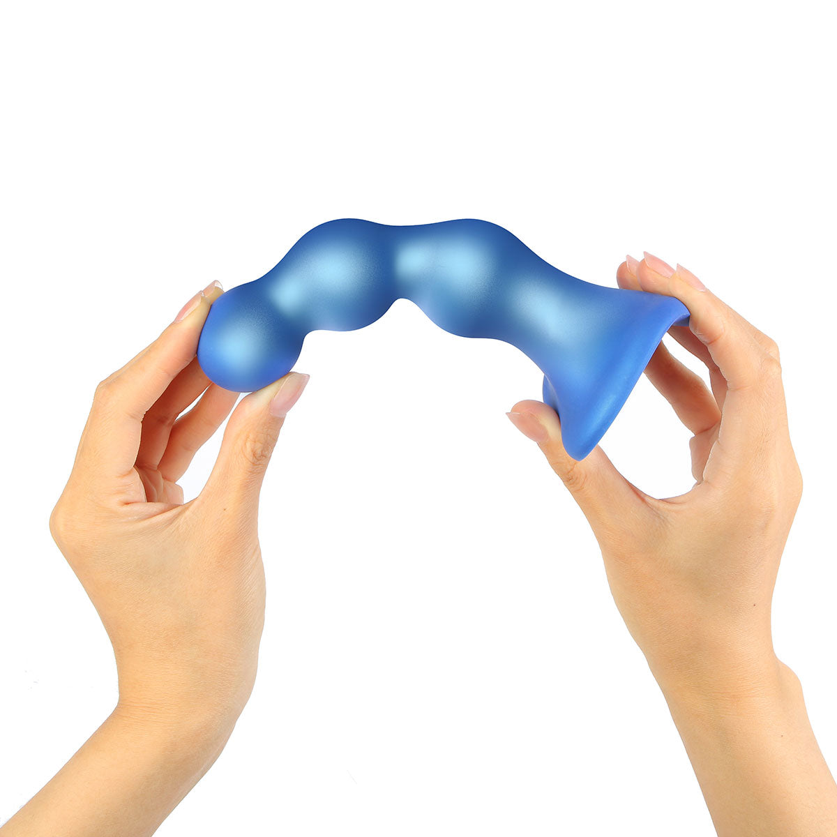 Strap-On-Me Balls Plug Dildo Blue - Medium