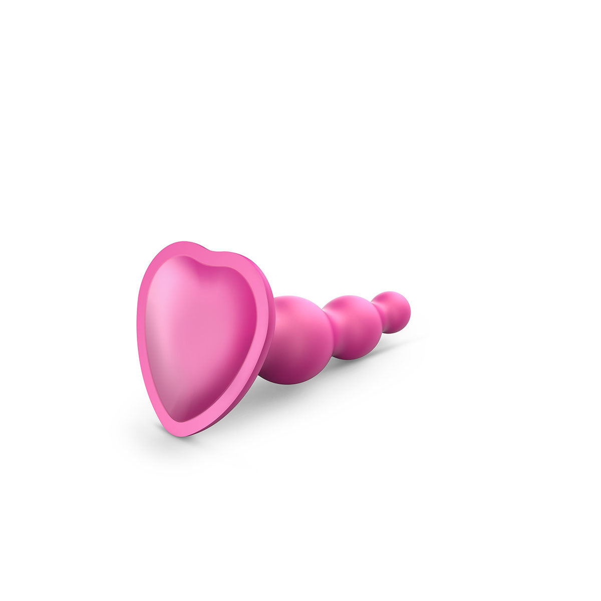 Strap-On-Me Beads Plug Dildo Metallic Raspberry - Large