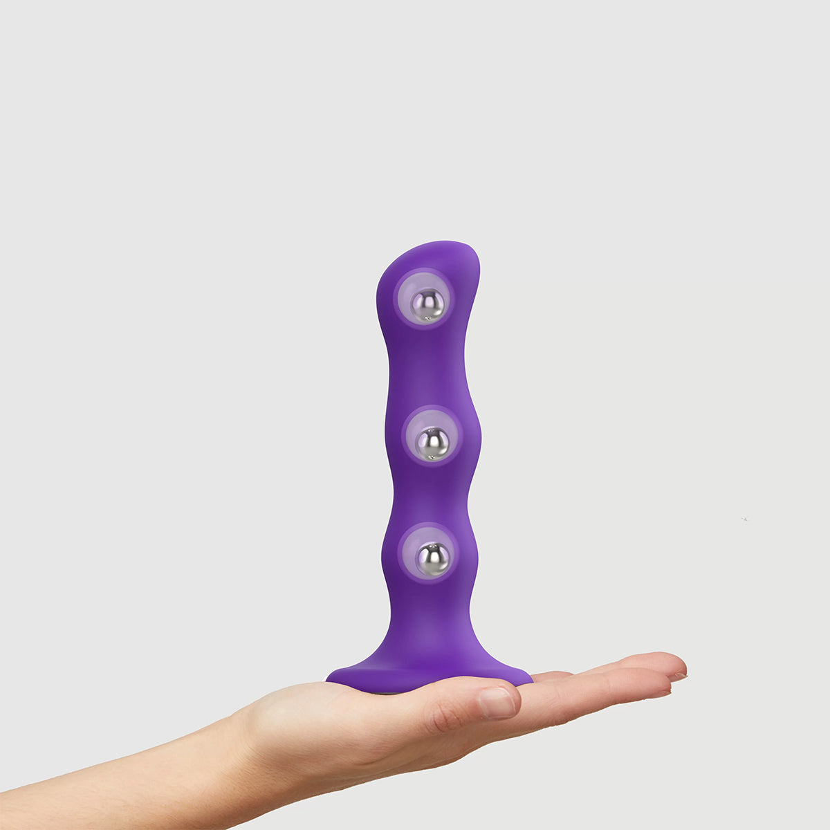 Strap-On-Me Geisha Ball Dildo Medium - Purple