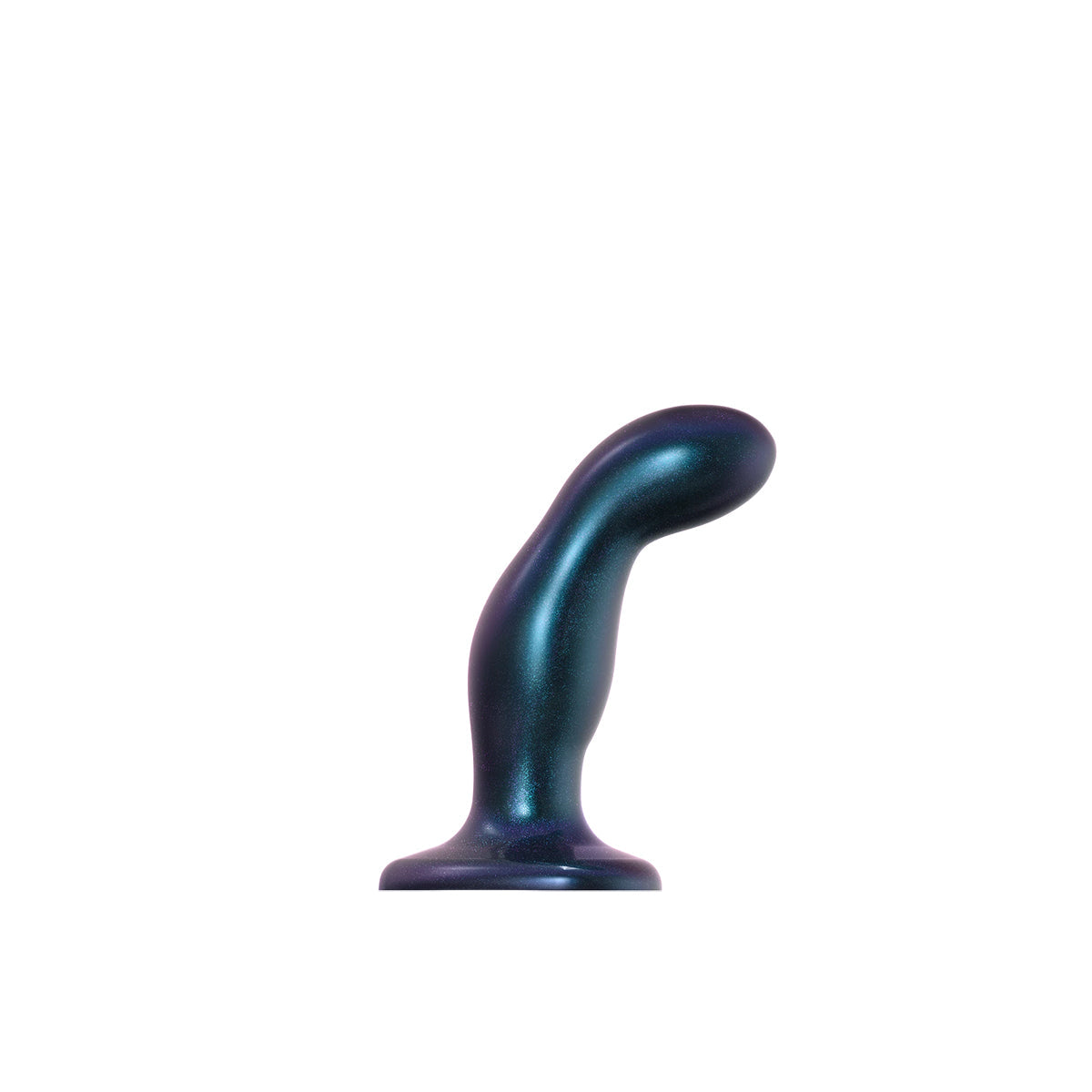 Strap-On-Me Snaky Dildo Medium - Metallic Blue