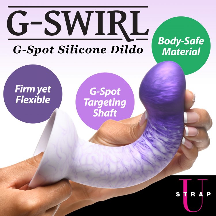 Strap U G-swirl G-Spot Dildo Silicone
