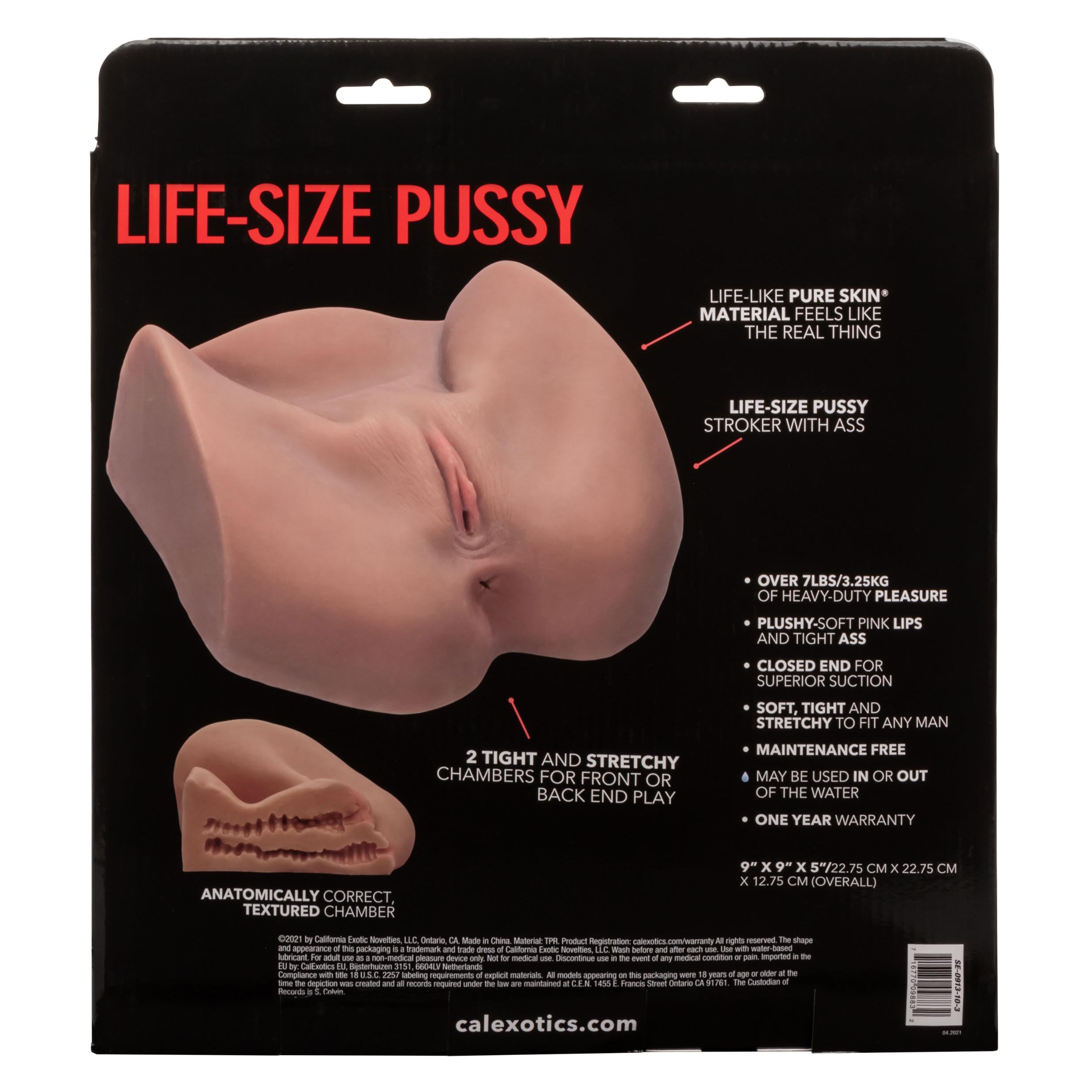 Stroke It Life-Size Pussy Brown