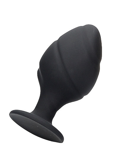 Swirled Butt Plug Set Black