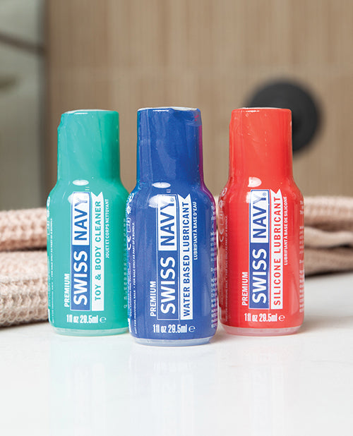 Swiss Navy Essentials Variety Pack Of 3 - 1 Oz