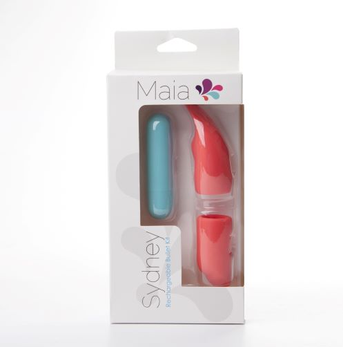 Sydney Mini Bullet Vibrator W Silicone Sleeves Rechargeable