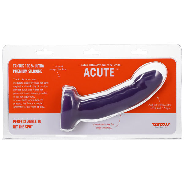 Tantus Acute Dildo - Midnight Purple