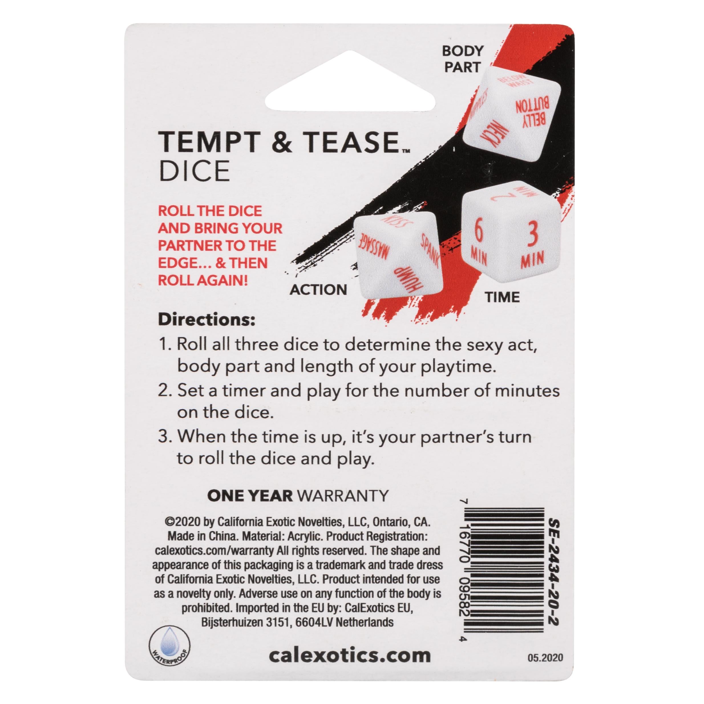 Tempt & Tease Dice