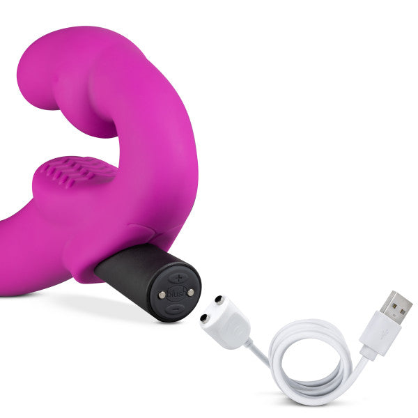 Temptasia Estella Strapless Silicone Dildo Pink