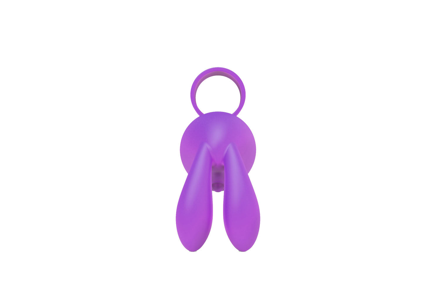 The 9's Flirt Finger Bunny Finger Vibrator - Purple