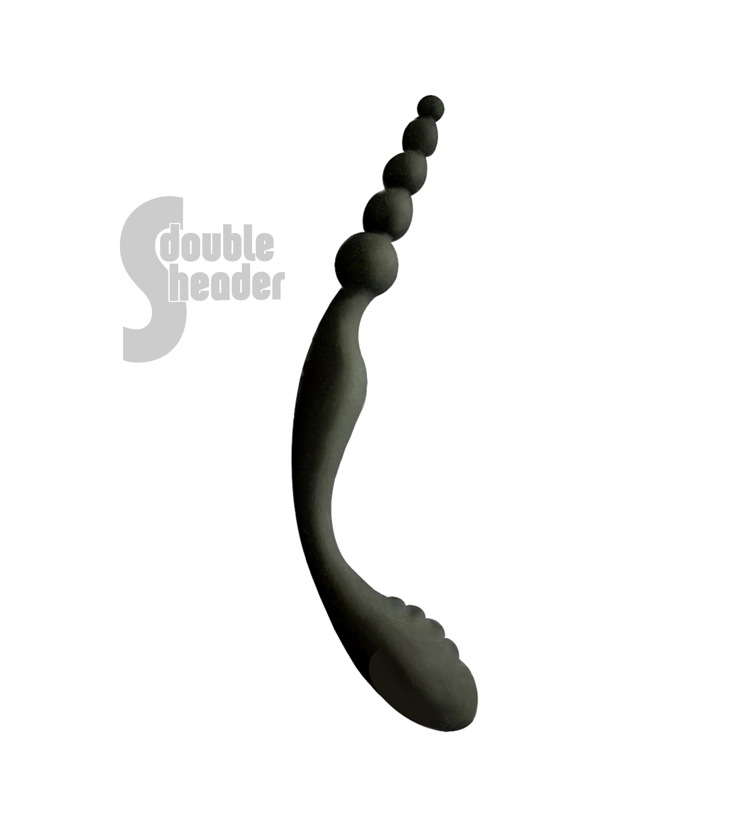 The 9's S-Double Header Double Ended Silicone Beads