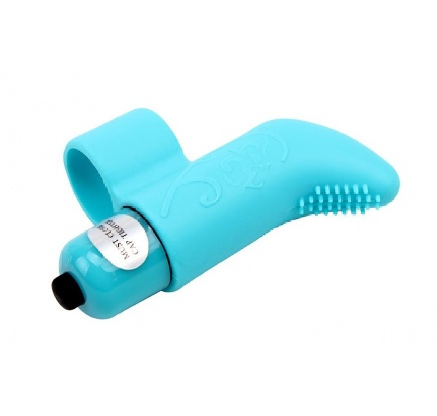 The 9's S-Finger Vibrator - Blue