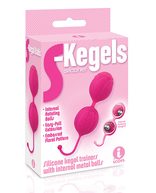 The 9's S-kegels Silicone Balls Pink