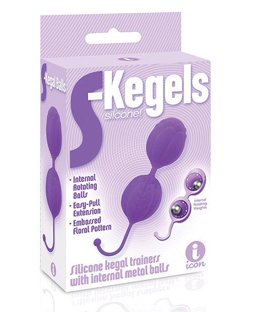 The 9's S-kegels Silicone Balls Purple