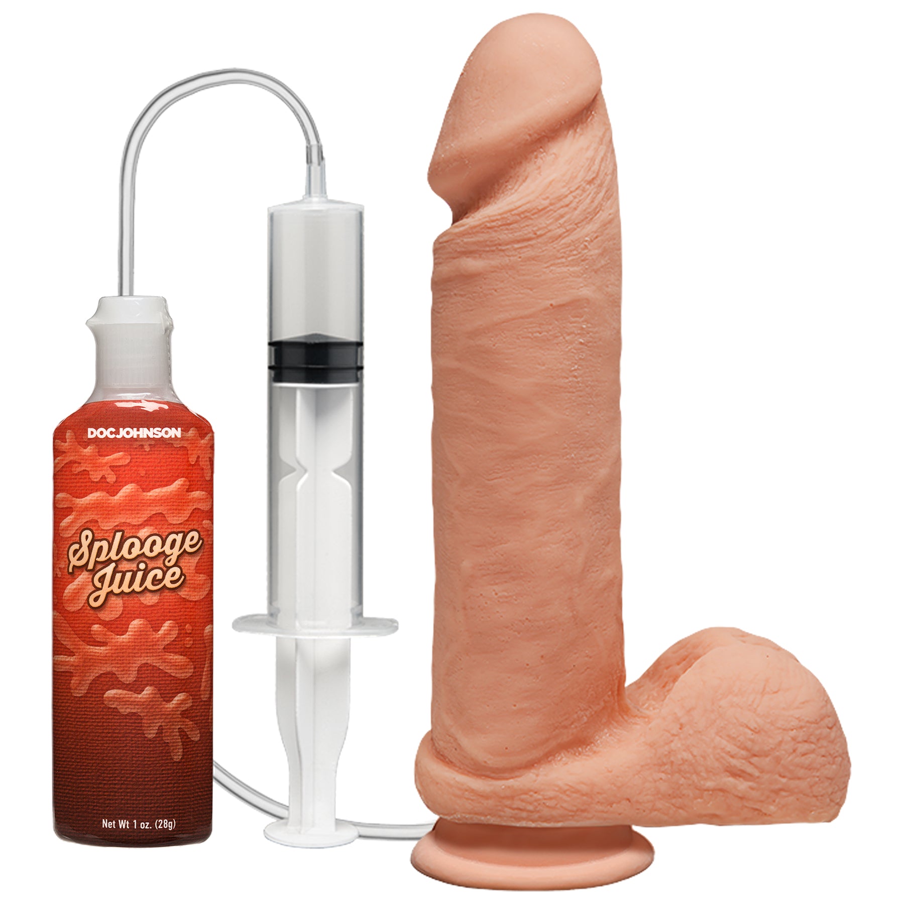The D - Perfect D - Squirting Inch With Balls 8 Inch