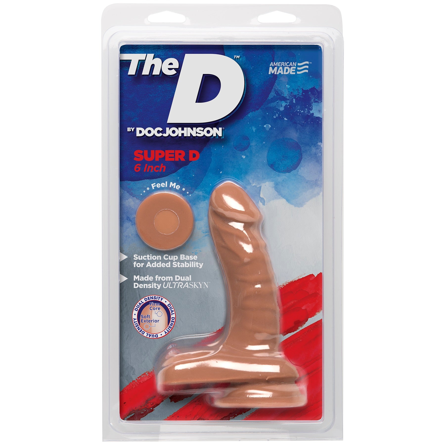 The D - Super D - 6 Inch With Balls - Caramel