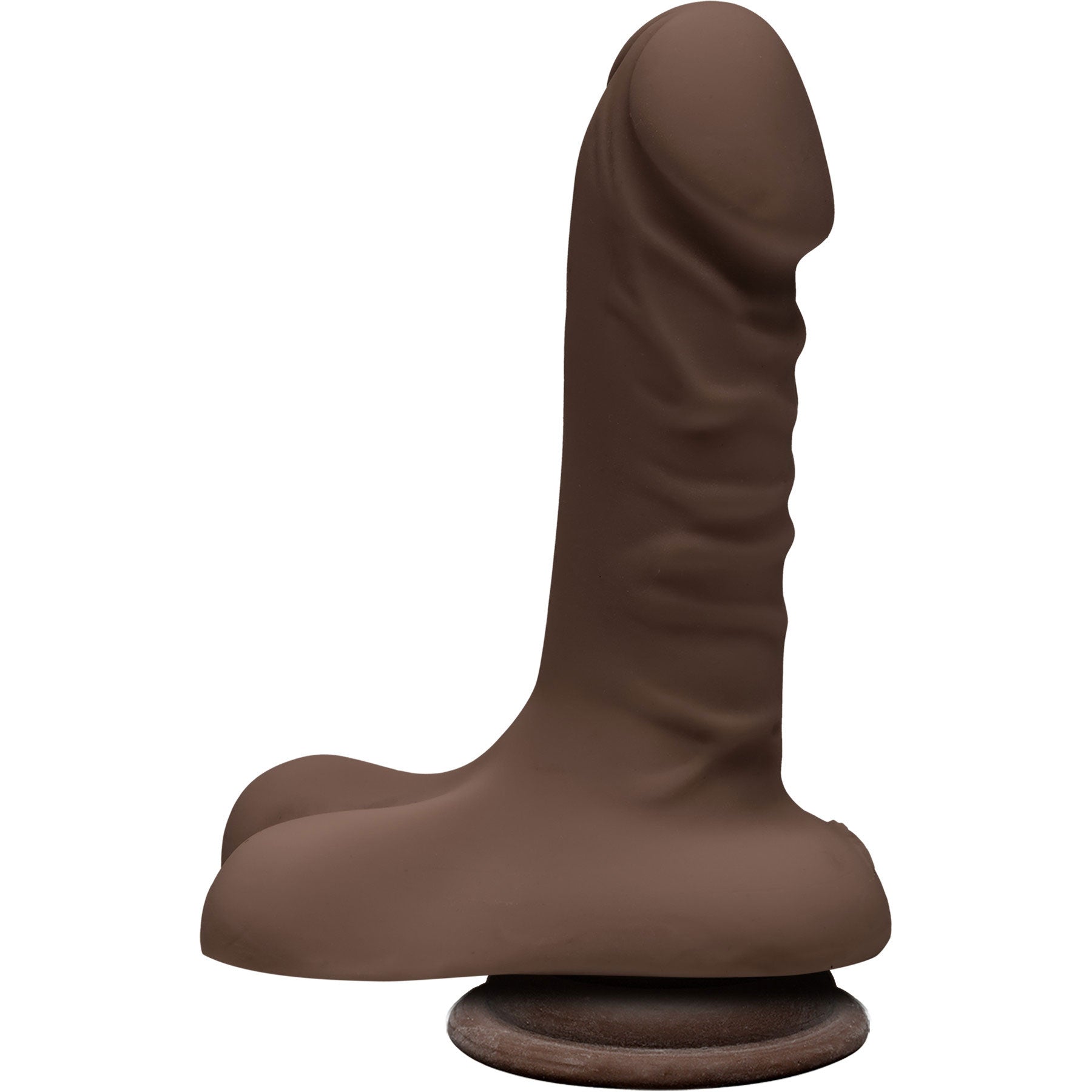 The D - Super D 9 Inch With Balls Chocolate / 6"