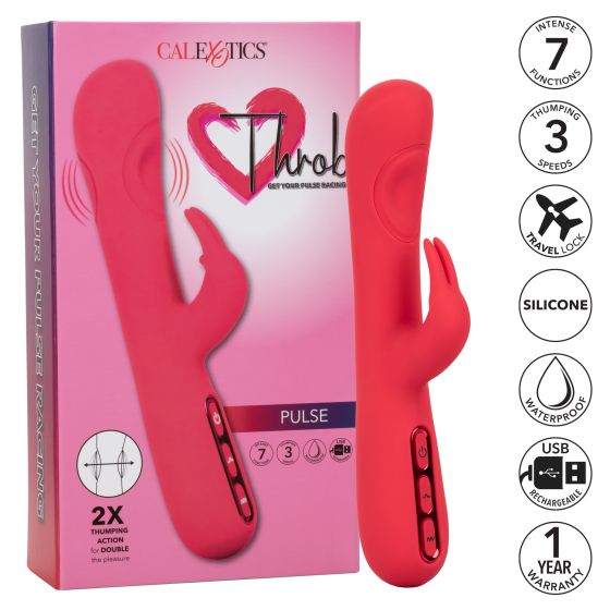 Throb Pulse Pink Vibrator - CalExotics