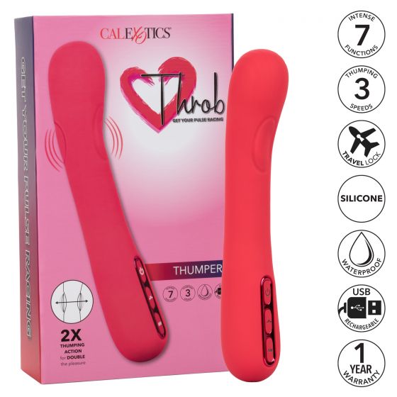 Throb Thumper Pink Vibrator - CalExotics