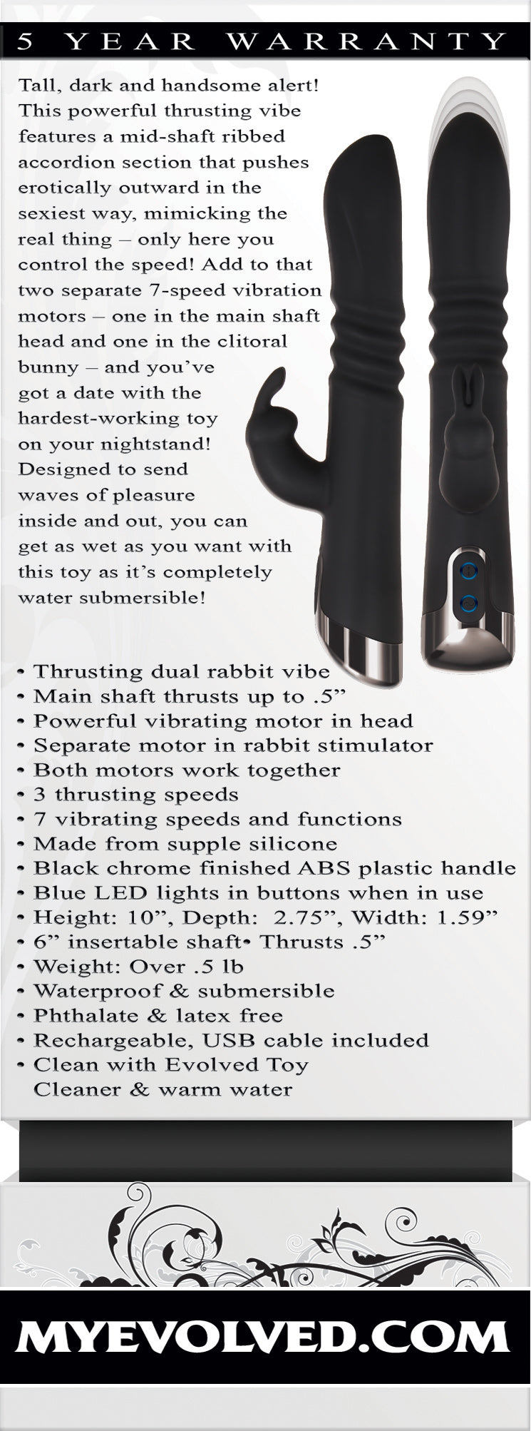 Thrusting Dual Rabbit Vibe - Rapid Rabbit