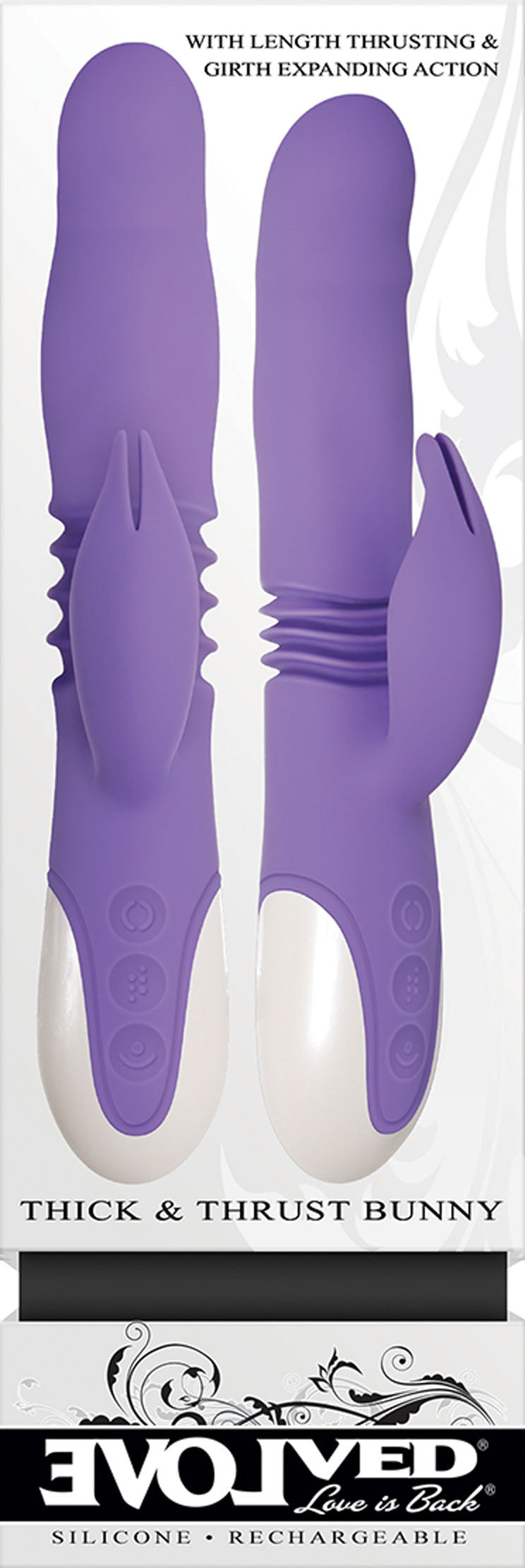 Thrusting Rabbit Vibrator - Evolved Novelties