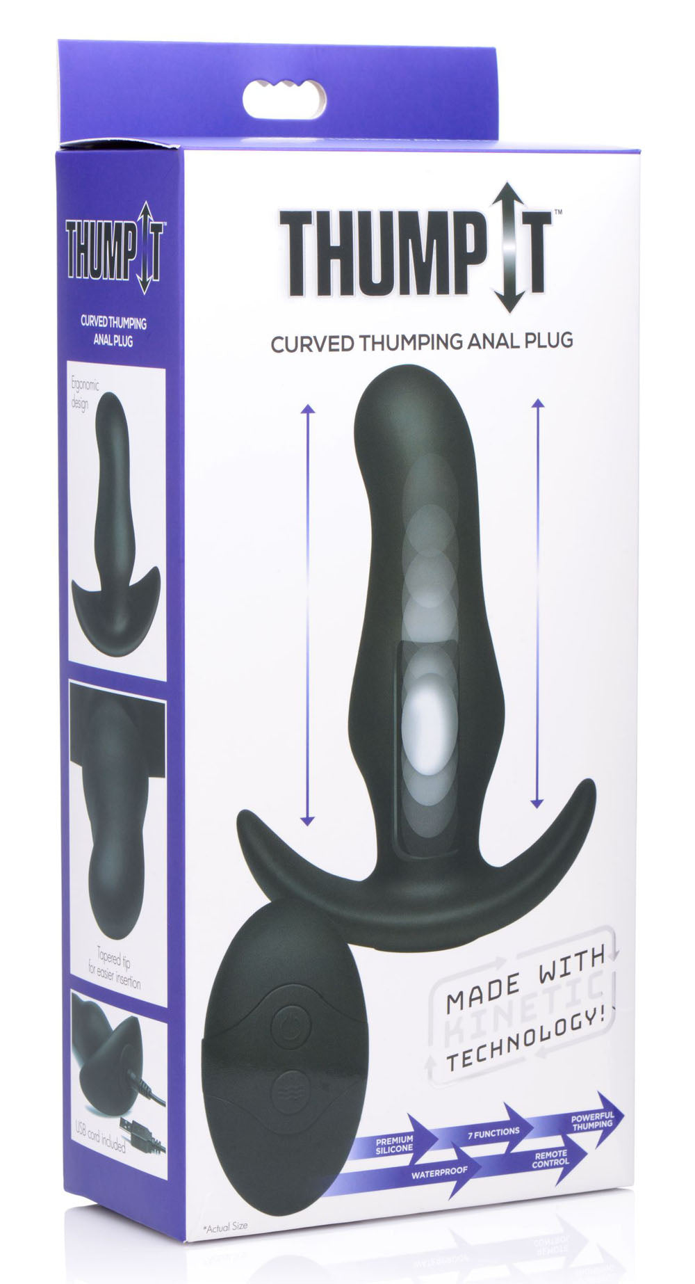 Thump It Curved Silicone Butt Plug