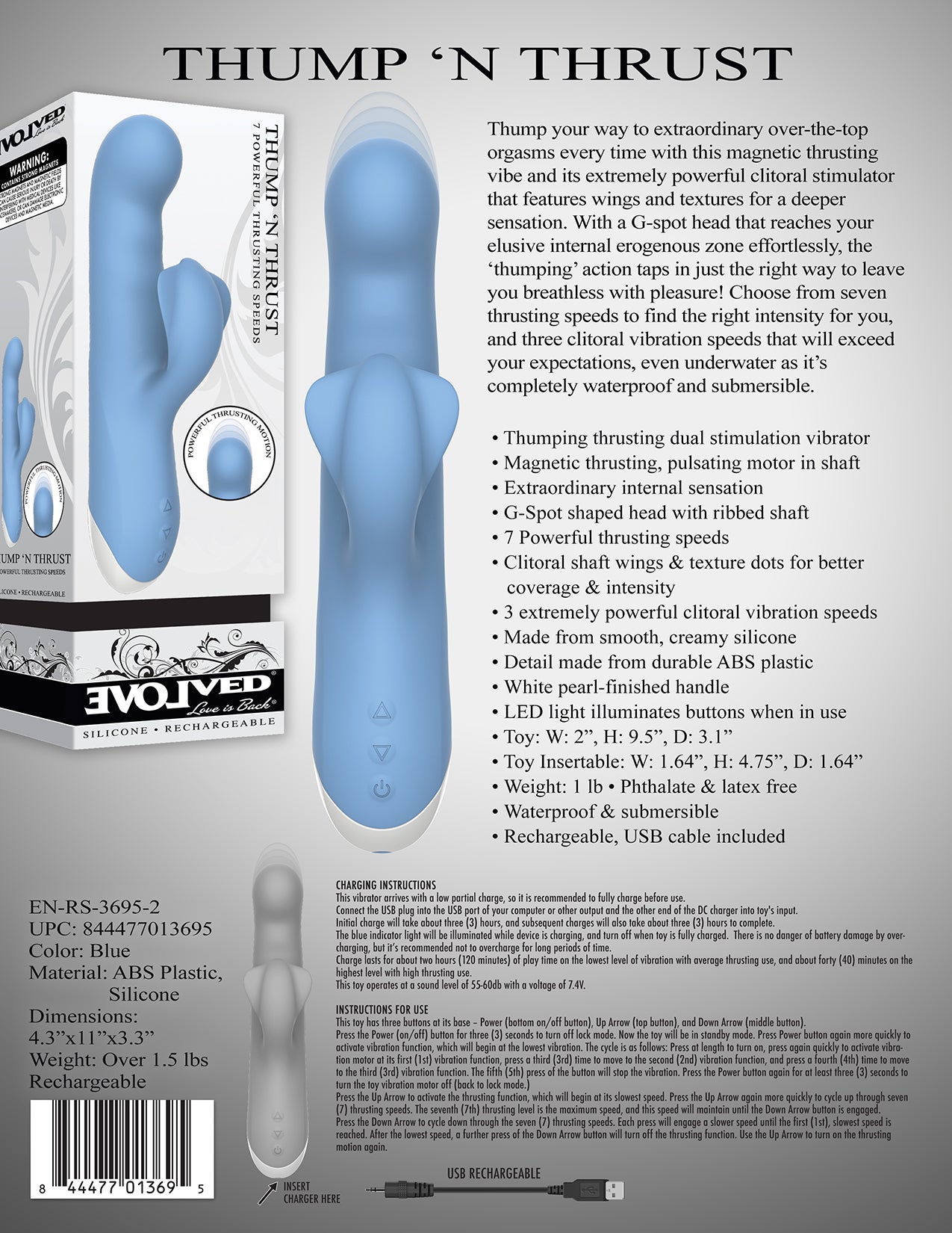 Thump N Thrust Dual Stimulator by Sale Specials