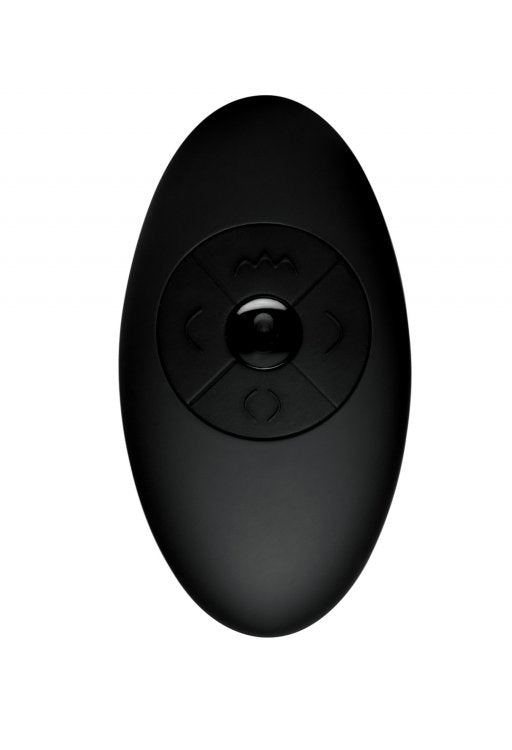 Thunderplugs Silicone Vibrating & Thrusting Plug W/ Remote Control