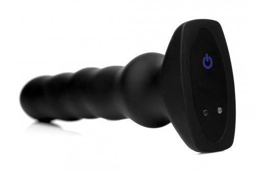 Thunderplugs Vibrating & Squirming Silicone Plug W/ Remote Control