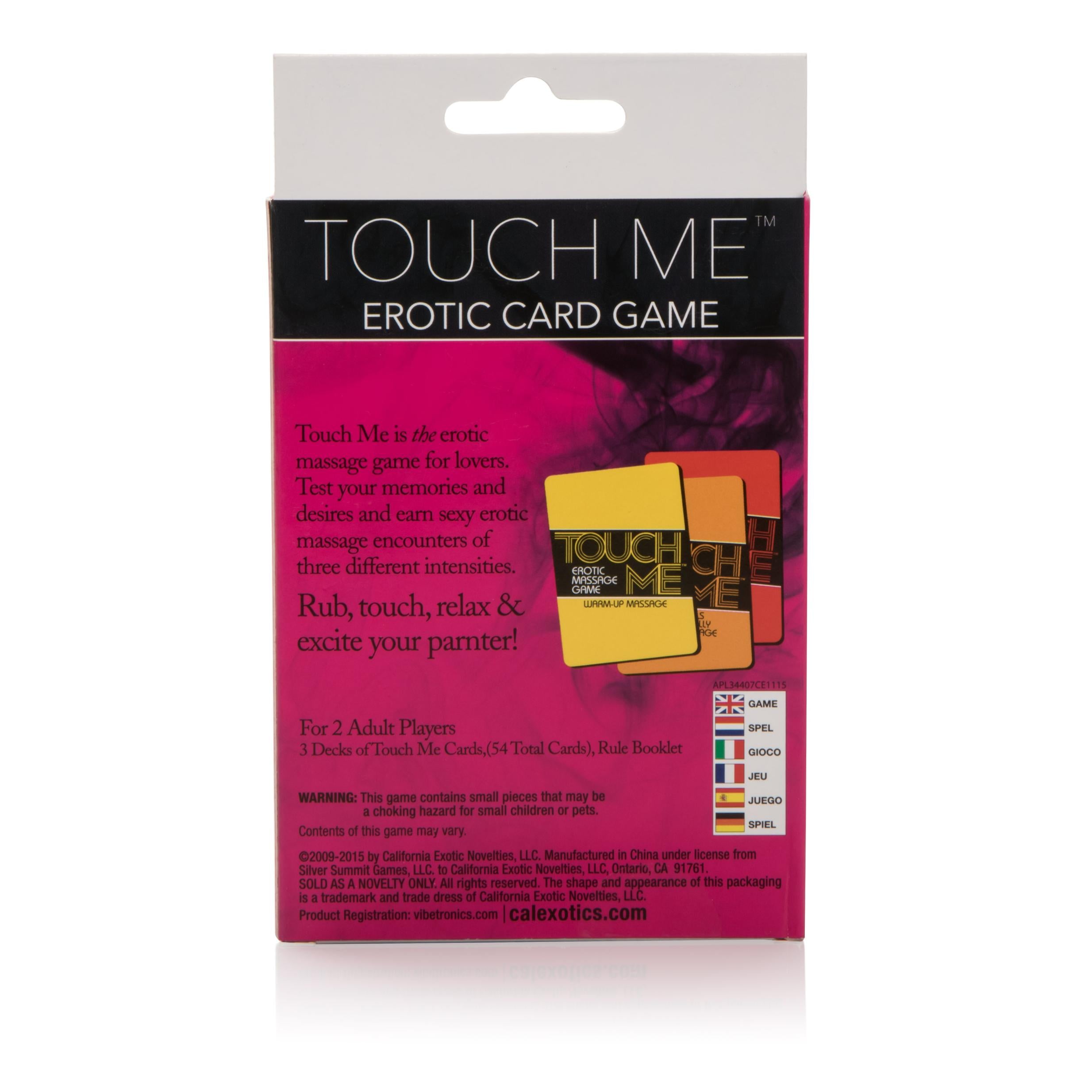 Touch Me Erotic Card Game