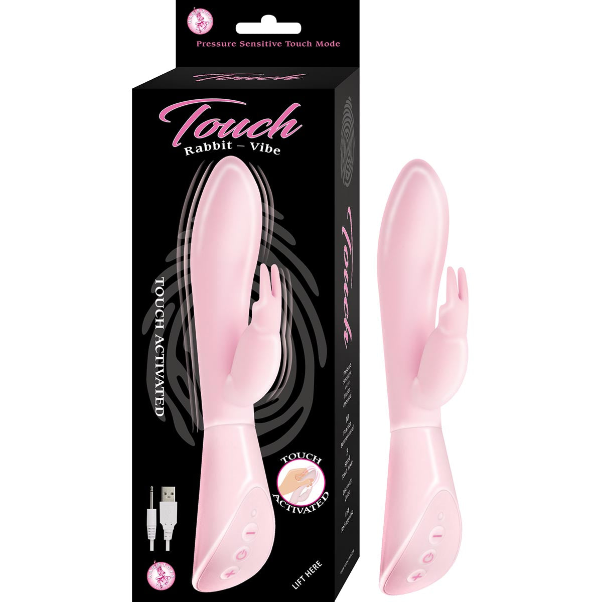 Touch Rabbit Vibe - Lavender by Nasstoys Pink